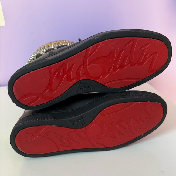Christian Louboutin spikes multi black snow winter boots - Picture 12 of 15